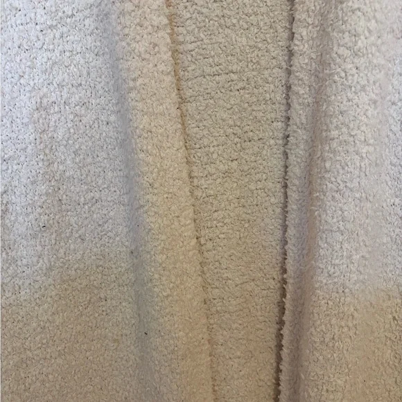 SKIMS Long Cardigan Boucle Robe Loungewear in Ivory / Bone